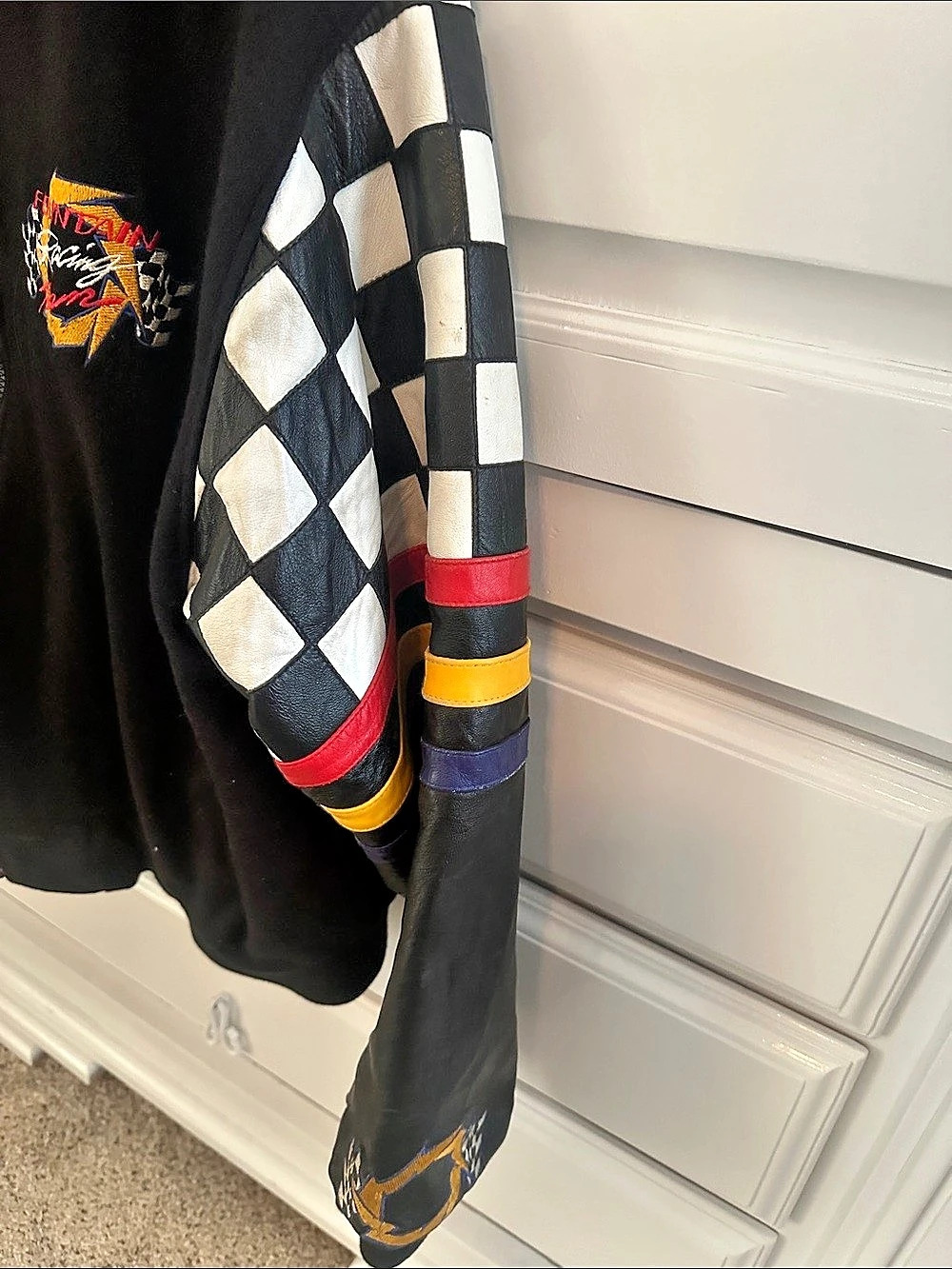 Fountain Racing Team jacket Checkered Racing Jacket XL - Picture 5 of 8